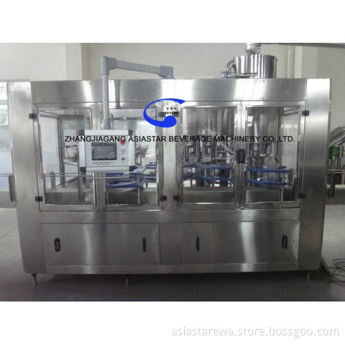 Full automatic 3-10L PET bottled water filling machine